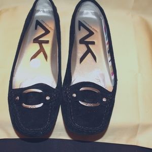 Anne Klein Black Flats